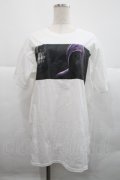MILKBOY / 死神プリントTシャツ XL 白Ｘ黒 I-25-12-18-028-MB-TO-SA-ZI