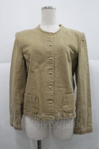 INGEBORG / ノーカラーチノジャケット  ベージュ I-25-12-18-032-LO-JA-SA-ZI