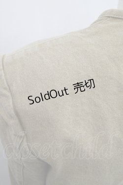 画像3: INGEBORG / ノーカラーチノジャケット  ベージュ I-25-12-18-032-LO-JA-SA-ZI