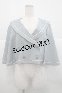 Kurumi Collaboration / マリンアカデミアケープ  サックス I-25-12-18-033-LO-JA-SA-ZI