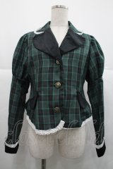 Eri Aino's collaboration / シャーロットの水曜日 ジャケット M グリーンチェック I-25-12-18-036-LO-JA-SA-ZI