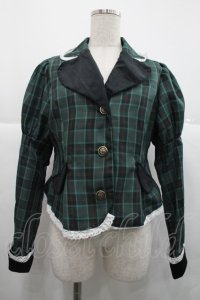 Eri Aino's collaboration / シャーロットの水曜日 ジャケット M グリーンチェック I-25-12-18-036-LO-JA-SA-ZI