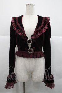 MORY HITOMI（海外ロリータブランド） / Rose Knight 3.0 ラペルコート M ボルドー I-25-12-18-037-LO-JA-SA-ZI