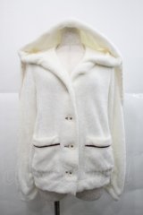 NO.S PROJECT / うさみみフードボアジャケット  白 I-25-12-18-038-LO-JA-SA-ZI