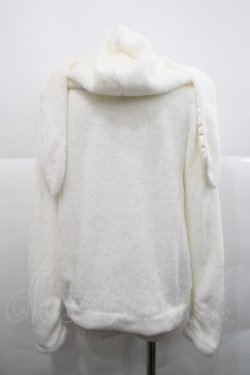 画像2: NO.S PROJECT / うさみみフードボアジャケット  白 I-25-12-18-038-LO-JA-SA-ZI