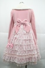 画像2: Angelic Pretty / Sweet Loveフリルコート  ピンク I-25-12-18-041-AP-CO-SA-ZI (2)