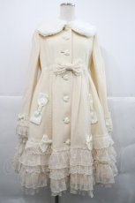 画像1: Angelic Pretty / Sweet Loveフリルコート  アイボリー I-25-12-18-042-AP-CO-SA-ZT0406I (1)