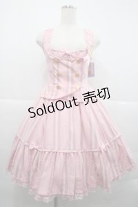 Angelic Pretty / ブリジットレジメンティアードジャンパースカート  ピンク I-25-12-18-043-AP-OP-SA-ZI