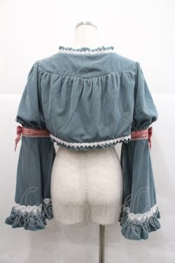 画像2: Hoshibako Works / 東方Project x HoshibakoWorks 古明地さとり ショート丈ボレロ M ブルー I-25-12-22-050-LO-TO-SA-ZI