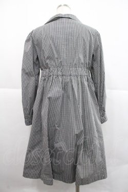 画像2: Emily Temple cute / シャーリングギンガムコート  ブラックチェック I-25-12-22-051-ET-CO-SA-ZI