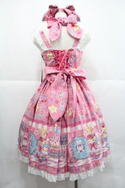 画像2: Angelic Pretty / Toy's Donut DinerジャンパースカートSet  ピンク I-25-12-22-052-AP-OP-SA-ZI