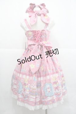 画像2: Angelic Pretty / Toy's Donut DinerジャンパースカートSet  ピンク I-25-12-22-052-AP-OP-SA-ZI