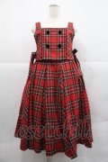 Angelic Pretty / 図書館ジャンパースカート  赤 I-25-12-22-053-AP-OP-SA-ZI