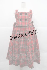 Angelic Pretty / 図書館ジャンパースカート  赤 I-25-12-22-053-AP-OP-SA-ZI