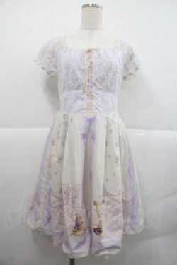 画像1: Secret Honey / エンドロール地図柄ワンピース(ラプンツェルver)  ラベンダー I-25-12-22-057-CA-OP-SA-ZI