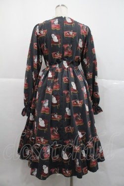 画像2: Melody BasKet / Cats castleレースヨークワンピース  黒 I-25-12-22-058-LO-OP-SA-ZI