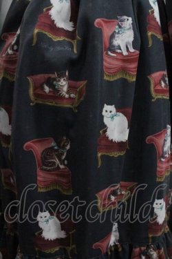 画像3: Melody BasKet / Cats castleレースヨークワンピース  黒 I-25-12-22-058-LO-OP-SA-ZI