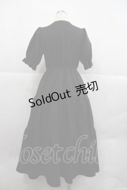 画像2: m petit by misako / TT*AMデシンヨークワンピース M 黒Ｘアイボリー I-25-12-22-064-LO-OP-SA-ZI