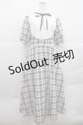 m petit by misako / チェックキリカエワンピース L 中黒 I-25-12-22-067-LO-OP-SA-ZI