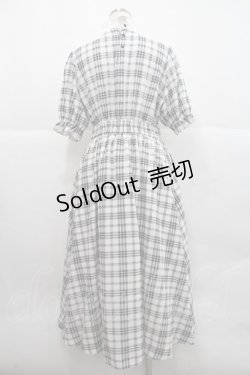 画像2: m petit by misako / チェックキリカエワンピース L 中黒 I-25-12-22-067-LO-OP-SA-ZI