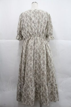 画像2: m petit by misako / ダマスク柄ワンピース 3L アイボリー I-25-12-22-070-LO-OP-SA-ZI