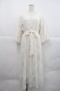 axes femme / ボリューム袖総レースワンピース Ｆ 生成り I-25-12-22-073-AX-OP-TE-ZI