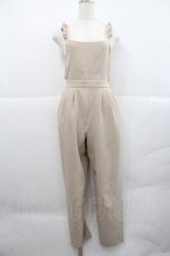 画像1: Maison de FLEUR Petite Robe / バックリボンサロペット M ベージュ I-25-12-22-079-EL-PA-SA-ZT262 (1)