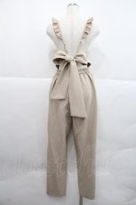 画像2: Maison de FLEUR Petite Robe / バックリボンサロペット M ベージュ I-25-12-22-079-EL-PA-SA-ZT262 (2)