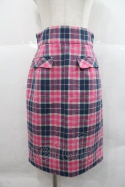 画像1: 31 sons de mode / チェックタイトスカート  ピンクＸ青 I-25-12-22-090-0-SK-SA-ZI