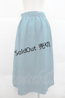 画像2: axes femme / アラジン刺繍ミディスカート M 青Ｘ白 I-25-12-22-091-AX-SK-SA-ZI