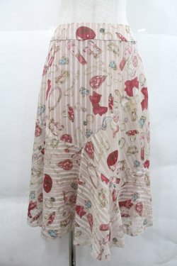 画像1: Jane Marple / 宝石スカート  ピンク I-25-12-22-093-JM-SK-SA-ZI