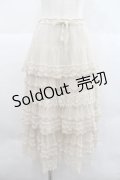 PINK HOUSE / ローズレースドットチュールスカート  生成り I-25-12-22-099-LO-SK-SA-ZI