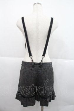 画像2: MIHO MATSUDA / サスペンダー付ツイードショートパンツ M ブラック I-25-12-22-101-GO-PA-SA-ZI