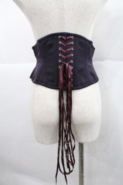 画像2: abilletage / ベーシックサテンミニコルセット 5 パープル I-25-12-22-103-GO-ZA-SA-ZI