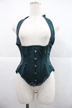 画像1: abilletage / ベーシックデザインコルセット 3 グリーン I-25-12-22-105-GO-ZA-SA-ZI