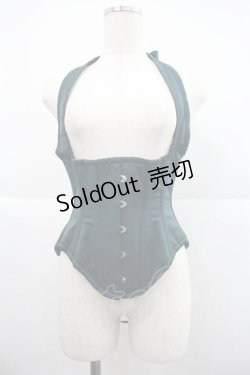 画像1: abilletage / ベーシックデザインコルセット 3 グリーン I-25-12-22-105-GO-ZA-SA-ZI