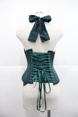 画像2: abilletage / ベーシックデザインコルセット 3 グリーン I-25-12-22-105-GO-ZA-SA-ZI