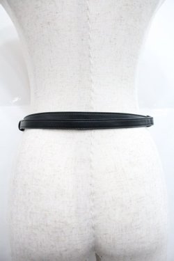 画像2: axes femme POETIQUE / カトラリースライドベルト  黒 I-25-12-22-108-AX-ZA-TE-ZI