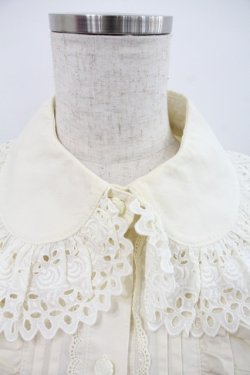 画像2: BABY,THE STARS SHINE BRIGHT / 後ろピンタック長袖リボンタイ付ブラウス  キナリ I-25-12-22-012-BA-BL-SA-ZI