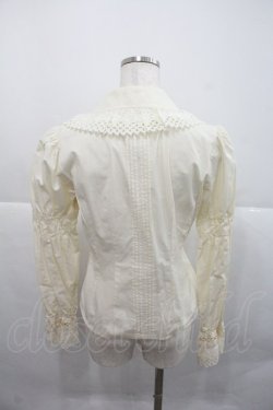 画像3: BABY,THE STARS SHINE BRIGHT / 後ろピンタック長袖リボンタイ付ブラウス  キナリ I-25-12-22-012-BA-BL-SA-ZI