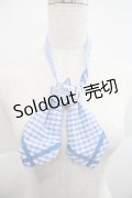 Hoshibako Works / MARION CREPES ×HoshibakoWorks ギンガムチェックリボンタイ  青チェック I-25-12-22-113-LO-ZA-SA-ZI