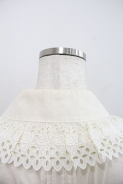 画像4: BABY,THE STARS SHINE BRIGHT / 後ろピンタック長袖リボンタイ付ブラウス  キナリ I-25-12-22-012-BA-BL-SA-ZI