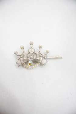 画像1: BABY,THE STARS SHINE BRIGHT / ローズリボンティアラヘアピン  シルバー I-25-12-22-117-BA-AC-SA-ZI