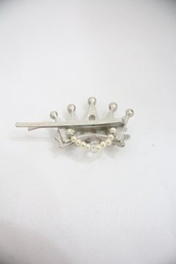 画像2: BABY,THE STARS SHINE BRIGHT / ローズリボンティアラヘアピン  シルバー I-25-12-22-117-BA-AC-SA-ZI