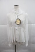 ALICE and the PIRATES / ベビードールシフォンブラウス  白 I-25-12-22-013-PA-BL-SA-ZI