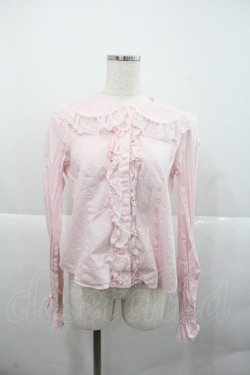 画像1: Angelic Pretty / リリカルバニーレースブラウス  ピンク I-25-12-22-002-AP-BL-SA-ZI