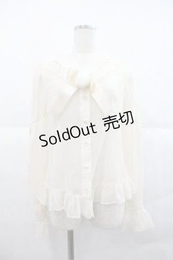 画像1: ALICE and the PIRATES / コロンビーヌブラウス  アイボリー I-25-12-22-015-PA-BL-SA-ZI