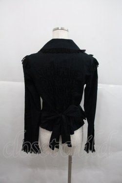 画像2: Angelic Pretty / リボン襟ピンタックブラウス(旧タグ)  黒 I-25-12-22-019-AP-BL-SA-ZI