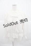 axes femme / レース配色開襟ブラウス Ｍ 生成り I-25-12-22-021-AX-BL-TE-ZI