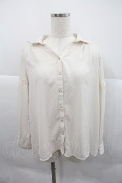 画像1: axes femme / チュールフレアトップス Ｆ アイボリー I-25-12-22-022-AX-TO-TE-ZI